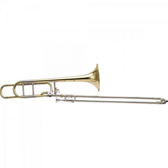 Trombone de Vara Harmonics Tenor HSL-801L Bb/F Laqueado (53812)
