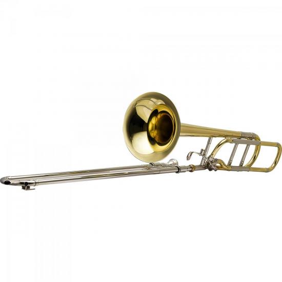 Trombone de Vara Harmonics Tenor BB/F HSL-801L Laqueado por 4.085,91 à vista no boleto/pix ou parcele em até 12x sem juros. Compre na loja Harmonics!