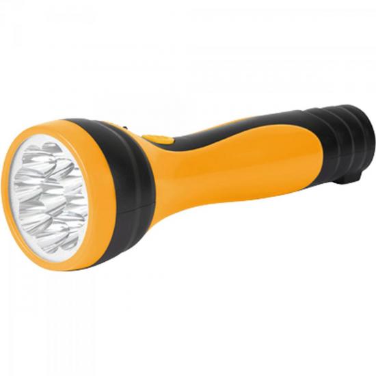 Lanterna Recarregável com 9 LEDs Bivolt Preto/Amarelo 7319 BRASFORT por 0,00 à vista no boleto/pix ou parcele em até 1x sem juros. Compre na loja Mundomax!