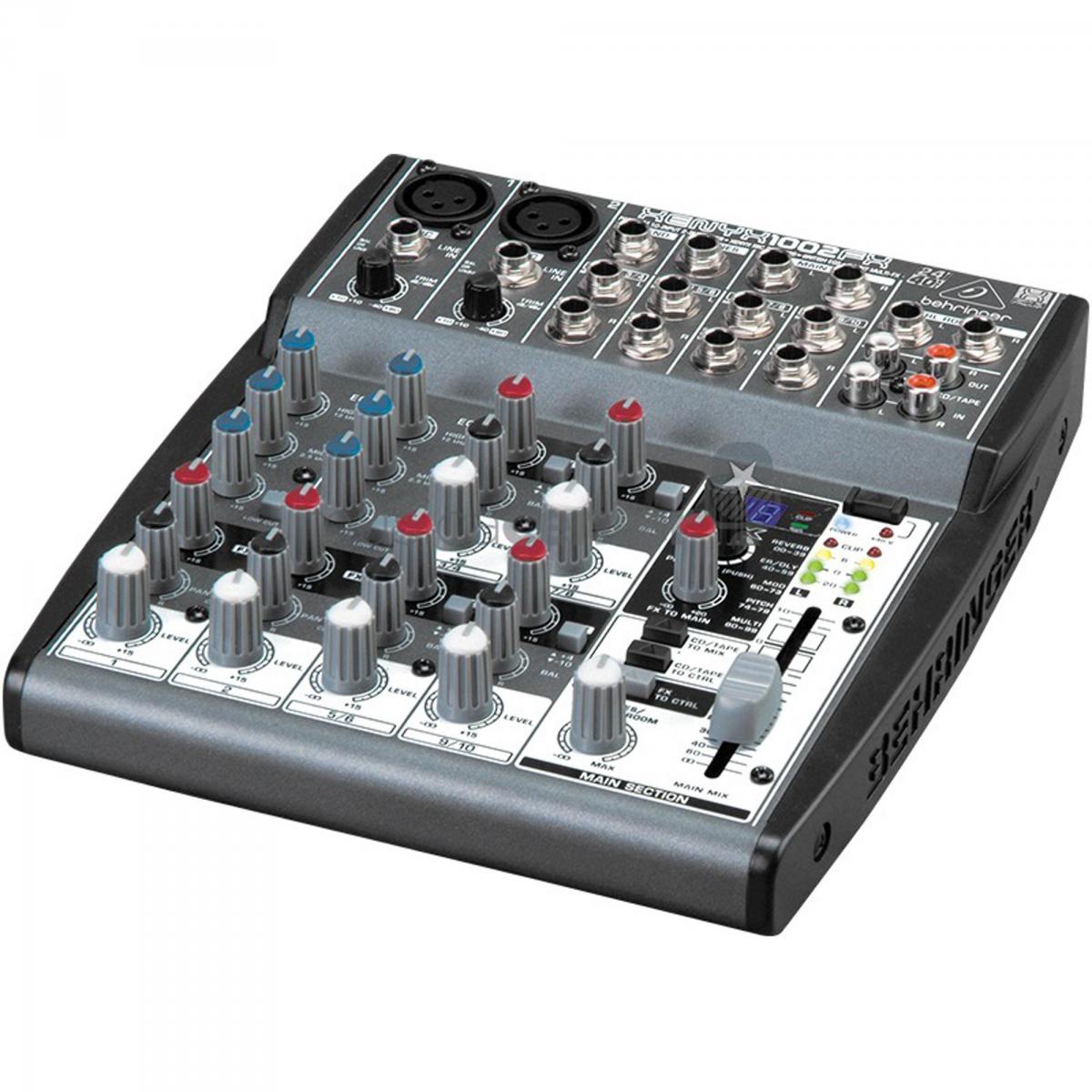 Mesa de Som 10 Canais Xenyx 1002FX BEHRINGER - Mundomax