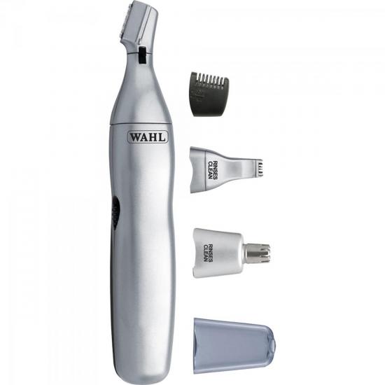 Aparador de Pelos Faciais 3 EM 1 PERSONAL GROOMER Prata WAHL por 0,00 à vista no boleto/pix ou parcele em até 1x sem juros. Compre na loja Mundomax!