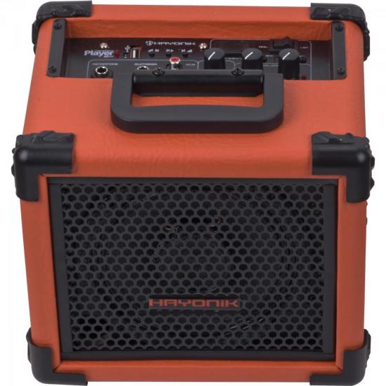 Caixa Multiuso 20W USB PLAYER 80 Laranja HAYONIK por 0,00 à vista no boleto/pix ou parcele em até 1x sem juros. Compre na loja Mundomax!