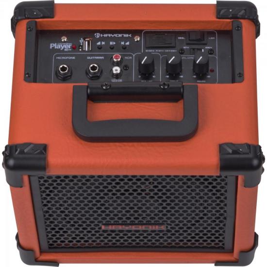 Caixa Multiuso 20W USB PLAYER 80 Laranja HAYONIK por 0,00 à vista no boleto/pix ou parcele em até 1x sem juros. Compre na loja Mundomax!