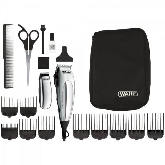 Máquina de Corte 127V DELUXE HOME PRO Prata WAHL por 0,00 à vista no boleto/pix ou parcele em até 1x sem juros. Compre na loja Mundomax!