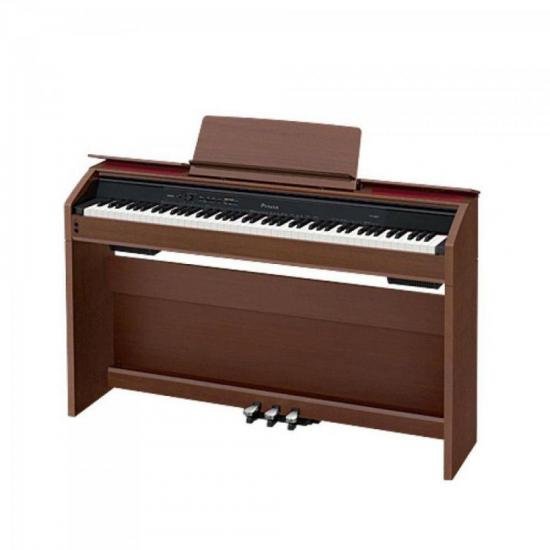Piano Digital CASIO PX850 Privia BN por 0,00 à vista no boleto/pix ou parcele em até 1x sem juros. Compre na loja Mundomax!