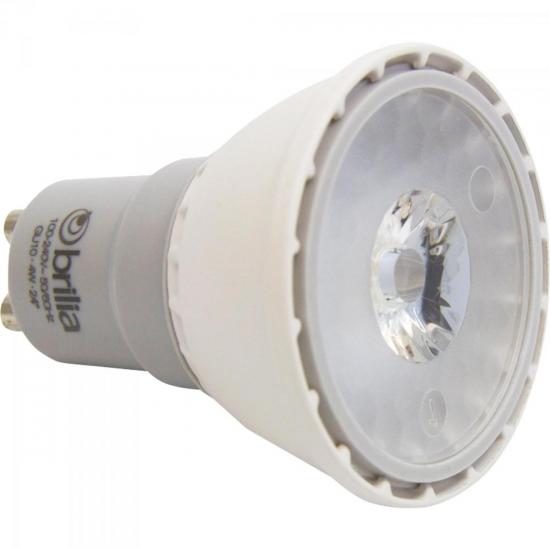 Lampada Dicroica LED GU10 4W Branca BRILIA por 0,00 à vista no boleto/pix ou parcele em até 1x sem juros. Compre na loja Mundomax!