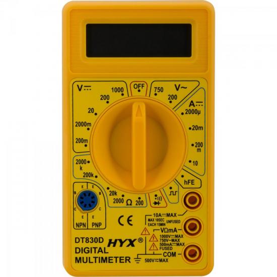 Multímetro Digital DT830D HYX - Mundomax