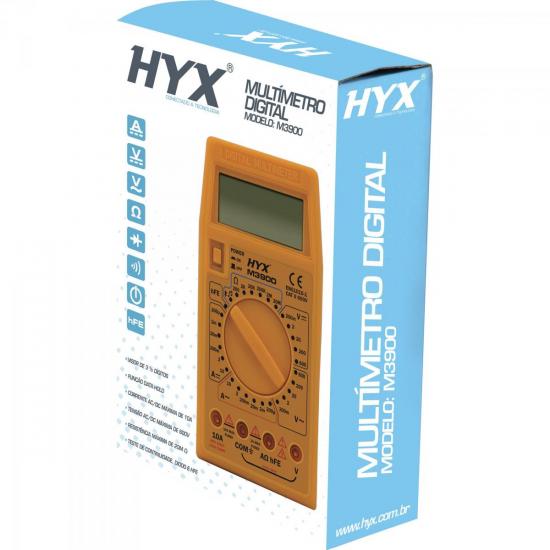 Multímetro Digital M3900 HYX por 0,00 à vista no boleto/pix ou parcele em até 1x sem juros. Compre na loja Mundomax!