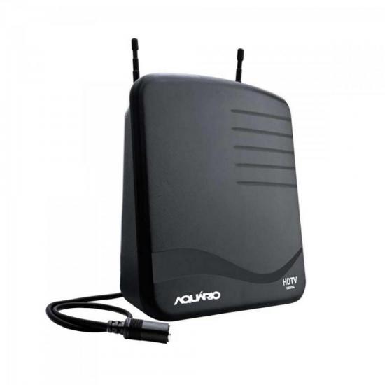 Antena DTV1100 Interna UHF/HDTV AQUÁRIO por 0,00 à vista no boleto/pix ou parcele em até 1x sem juros. Compre na loja Mundomax!