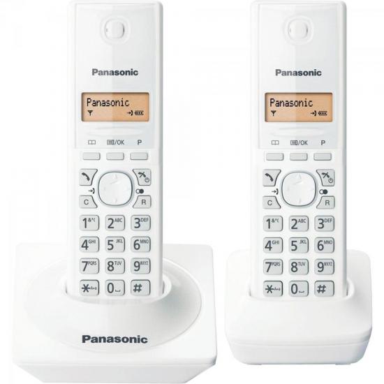Telefone sem Fio com ID Base + Ramal KX-TG1712 Branco PANASONIC por 0,00 à vista no boleto/pix ou parcele em até 1x sem juros. Compre na loja Mundomax!