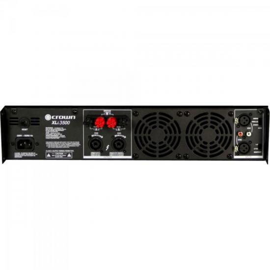 Amplificador XLI3500 2700W RMS 220V Preto CROWN por 0,00 à vista no boleto/pix ou parcele em até 1x sem juros. Compre na loja Mundomax!