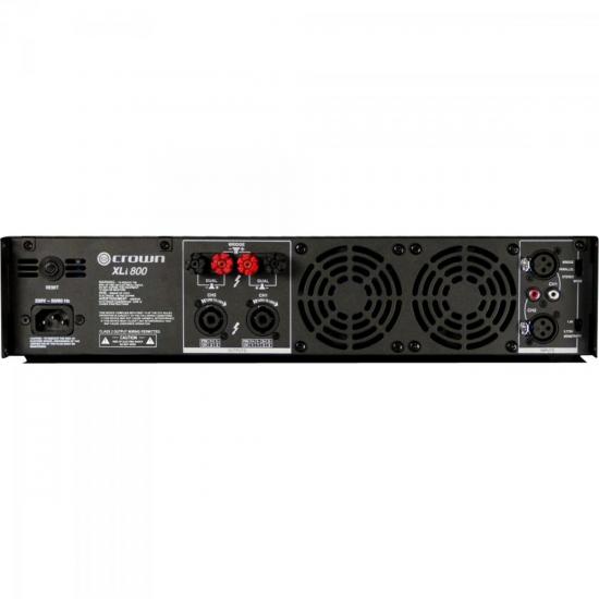 Amplificador XLI800 600W RMS 220V Preto CROWN por 0,00 à vista no boleto/pix ou parcele em até 1x sem juros. Compre na loja Mundomax!