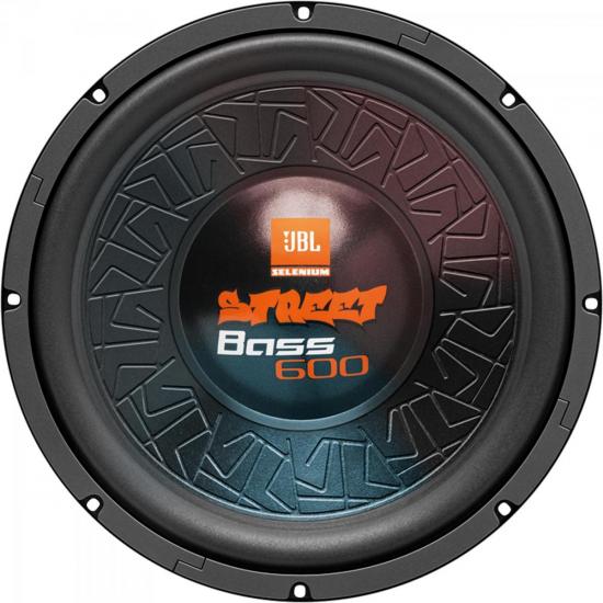 Alto Falante Woofer 12\" 300W RMS 4 Ohms STREET BASS 600 12W3A JBL por 0,00 à vista no boleto/pix ou parcele em até 1x sem juros. Compre na loja Mundomax!