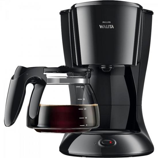 Cafeteira Com Jarra de Vidro RI7447/20 220V Preto PHILIPS WALITA por 0,00 à vista no boleto/pix ou parcele em até 1x sem juros. Compre na loja Mundomax!