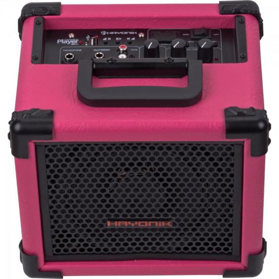 Caixa Multiuso 20W USB com Bateria Interna PLAYER 80 Rosa HAYONIK por 0,00 à vista no boleto/pix ou parcele em até 1x sem juros. Compre na loja Mundomax!