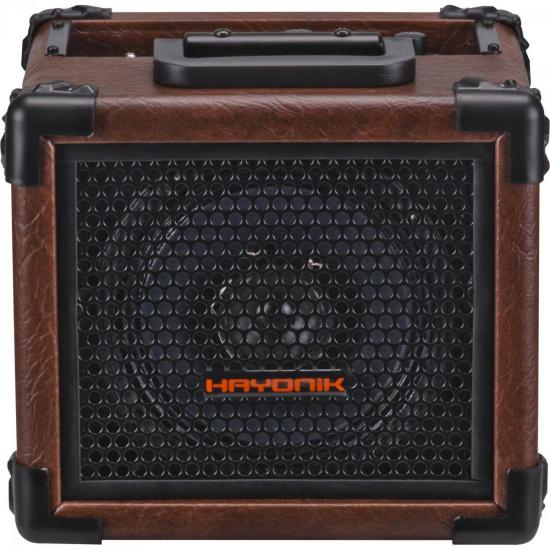 Caixa Multiuso 20W USB com Bateria Interna PLAYER 80 Marrom HAYONIK por 0,00 à vista no boleto/pix ou parcele em até 1x sem juros. Compre na loja Mundomax!