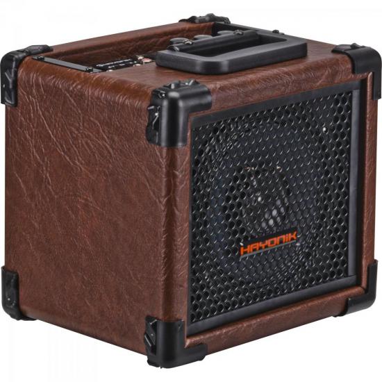 Caixa Multiuso 20W USB com Bateria Interna PLAYER 80 Marrom HAYONIK por 0,00 à vista no boleto/pix ou parcele em até 1x sem juros. Compre na loja Mundomax!