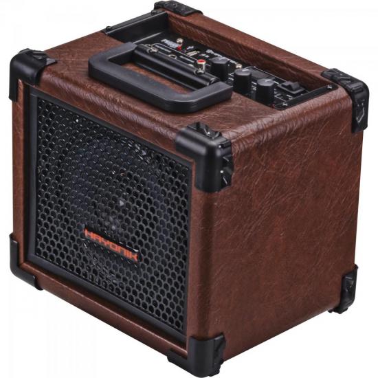 Caixa Multiuso 20W USB com Bateria Interna PLAYER 80 Marrom HAYONIK por 0,00 à vista no boleto/pix ou parcele em até 1x sem juros. Compre na loja Mundomax!