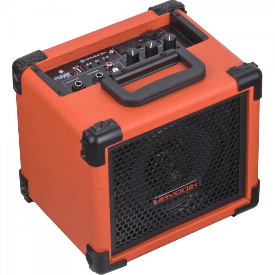 Caixa Multiuso 20W USB com Bateria Interna PLAYER 80 Laranja HAYONIK por 0,00 à vista no boleto/pix ou parcele em até 1x sem juros. Compre na loja Mundomax!