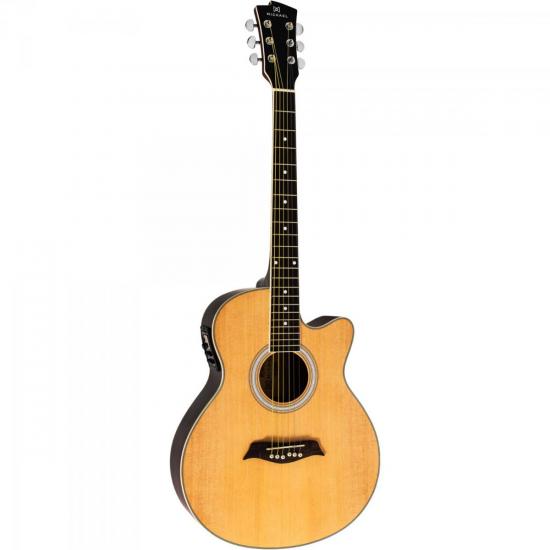 Violão MICHAEL 6 Cordas VM630DT Natural por 0,00 à vista no boleto/pix ou parcele em até 1x sem juros. Compre na loja Mundomax!