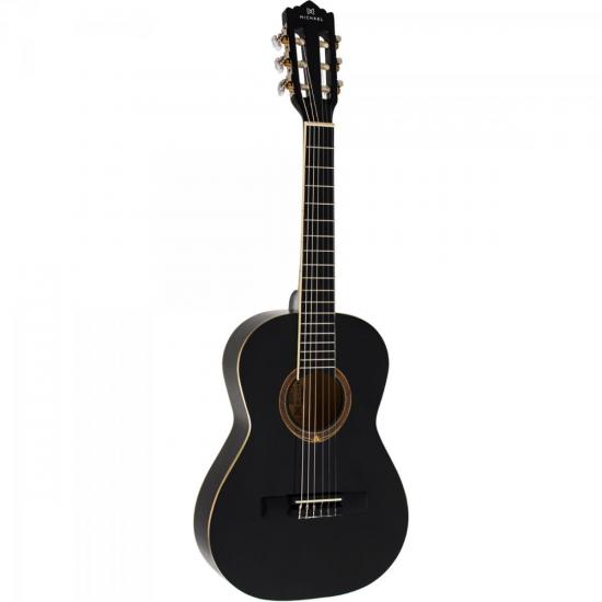 Violão MICHAEL Clássico Infantil C/Capa VM14E Preto por 0,00 à vista no boleto/pix ou parcele em até 1x sem juros. Compre na loja Mundomax!