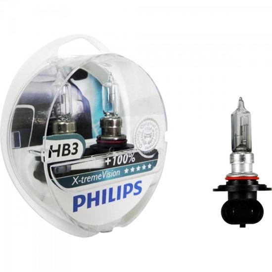 Lâmpada XTREME VISION HB3 12V 55W PHILIPS por 0,00 à vista no boleto/pix ou parcele em até 1x sem juros. Compre na loja Mundomax!