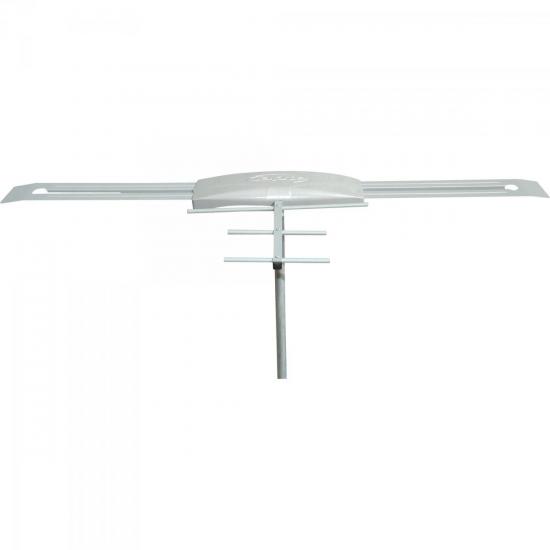 Antena K7 TURBO VHF/UHF/DIGITAL Cinza CAPTE por 0,00 à vista no boleto/pix ou parcele em até 1x sem juros. Compre na loja Mundomax!