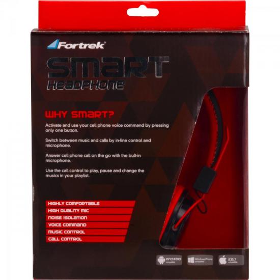 Fone de Ouvido com Microfone HS-313 FORTREK por 51,90 à vista no boleto/pix ou parcele em até 2x sem juros. Compre na loja Mundomax!