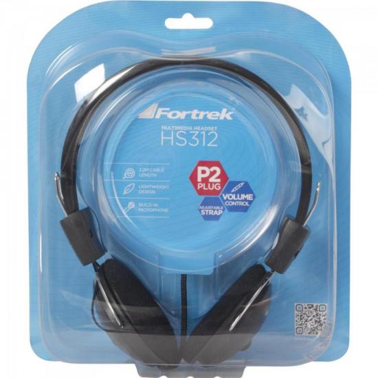 Fone de Ouvido Mutimídia HS-312 Preto FORTREK por 36,90 à vista no boleto/pix ou parcele em até 1x sem juros. Compre na loja Mundomax!