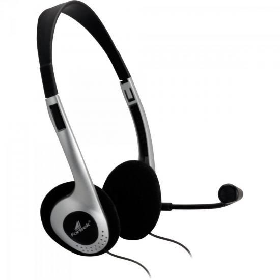 Fone de Ouvido Multimídia HS-305SV Prata FORTREK por 0,00 à vista no boleto/pix ou parcele em até 1x sem juros. Compre na loja Mundomax!