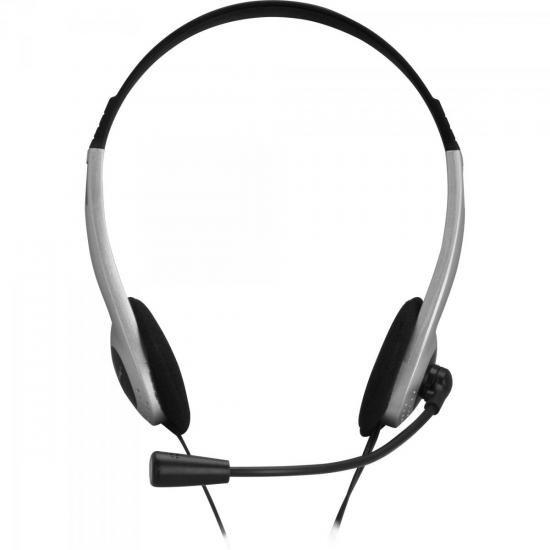 Fone de Ouvido Multimídia HS-305SV Prata FORTREK por 0,00 à vista no boleto/pix ou parcele em até 1x sem juros. Compre na loja Mundomax!