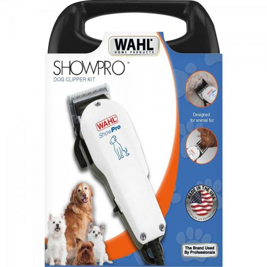 Máquina de Tosa SHOW PRO DOG CLIPPER 110V Branca WAHL por 0,00 à vista no boleto/pix ou parcele em até 1x sem juros. Compre na loja Mundomax!