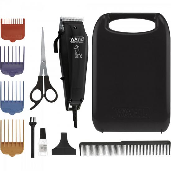 Máquina de Tosa e Acabamento BASIC DOG CLIPPER 110V Preto WAHL por 0,00 à vista no boleto/pix ou parcele em até 1x sem juros. Compre na loja Mundomax!