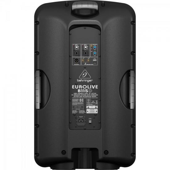 Caixa Acústica Bi-Amplificada 15\" 1000W B115D Preta BEHRINGER por 0,00 à vista no boleto/pix ou parcele em até 1x sem juros. Compre na loja Mundomax!