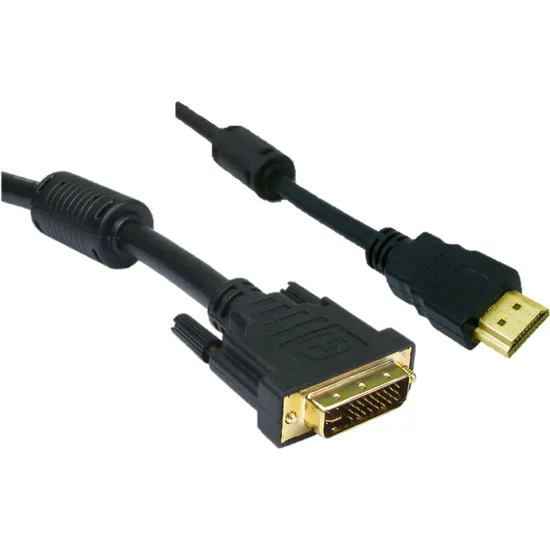 Cabo HDMI x DVI-I Com Filtro 2m CBHD0002 Preto Storm (54521)