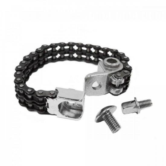 Corrente Dupla Para Pedal ELIMINATOR Preta PEARL por 0,00 à vista no boleto/pix ou parcele em até 1x sem juros. Compre na loja Mundomax!