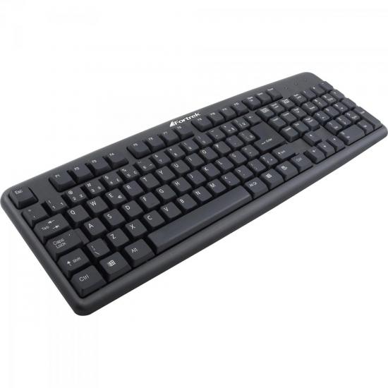 Teclado Standard USB SK-101UBK Preto FORTREK por 0,00 à vista no boleto/pix ou parcele em até 1x sem juros. Compre na loja Mundomax!