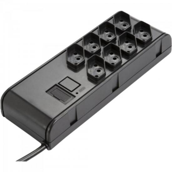 Filtro de Linha SLIM 8 TOMADAS Bivolt Automático Preto RCG por 0,00 à vista no boleto/pix ou parcele em até 1x sem juros. Compre na loja Mundomax!