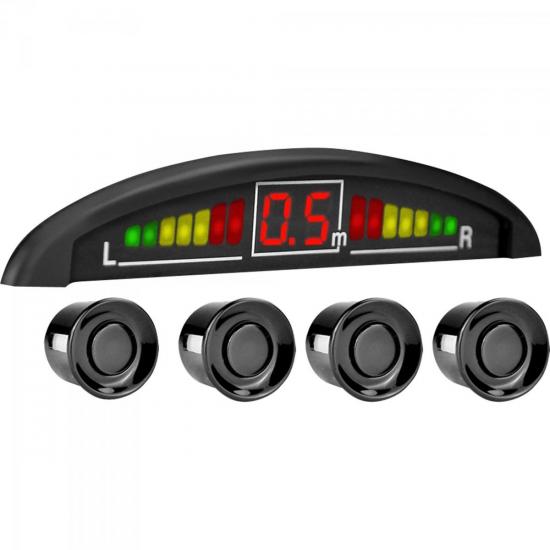 Sensor Estacionamento PREMIUM 1 Com Display Led Preto ALLTECH por 0,00 à vista no boleto/pix ou parcele em até 1x sem juros. Compre na loja Mundomax!