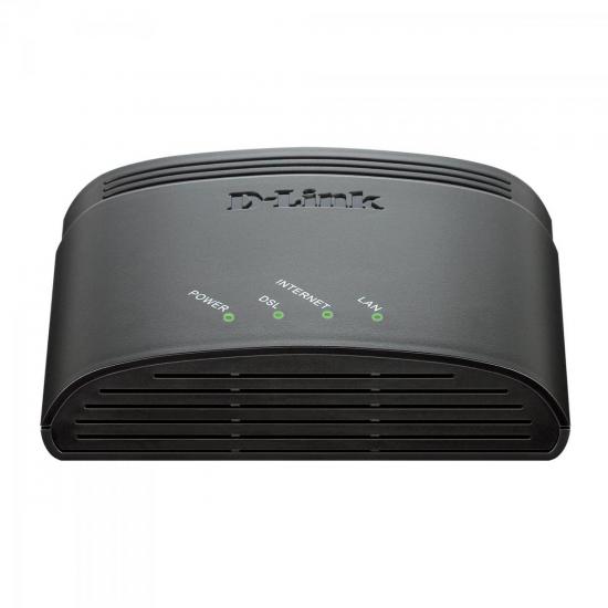 Modem ADSL2+ 100Mbps DSL2500E/BRII Preto D-LINK por 0,00 à vista no boleto/pix ou parcele em até 1x sem juros. Compre na loja Mundomax!
