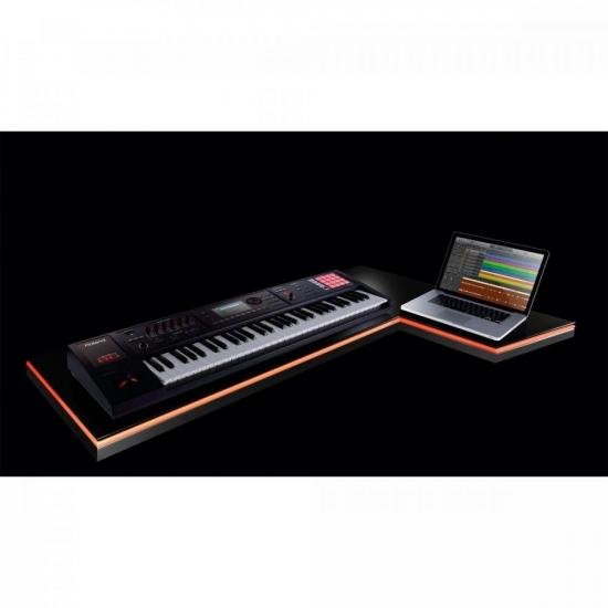 Teclado ROLAND WORKSTATION FA-06 por 0,00 à vista no boleto/pix ou parcele em até 1x sem juros. Compre na loja Mundomax!