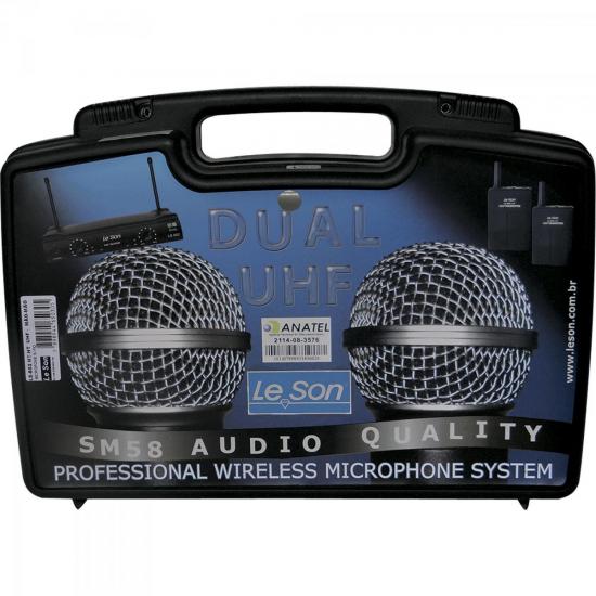 Microfone Sem Fio LS802HT/HT Preto LESON por 0,00 à vista no boleto/pix ou parcele em até 1x sem juros. Compre na loja Mundomax!