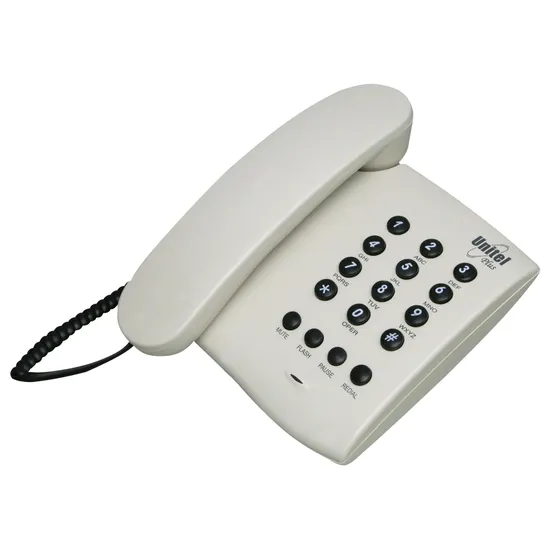Telefone PLUS COM CHAVE Marfim UNITEL (54905)