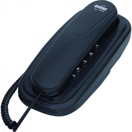 Telefone SLIM SEM CHAVE Grafite UNITEL por 0,00 à vista no boleto/pix ou parcele em até 1x sem juros. Compre na loja Mundomax!
