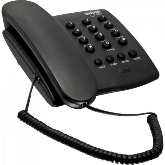 Telefone PLUS SEM CHAVE Grafite UNITEL por 0,00 à vista no boleto/pix ou parcele em até 1x sem juros. Compre na loja Mundomax!