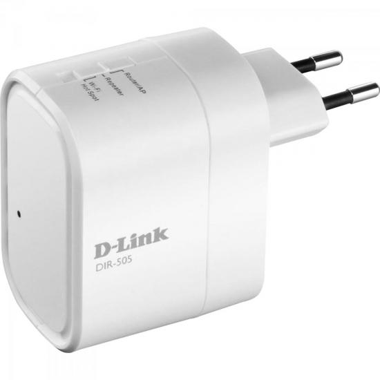 Repetidor Roteador Wireless 150Mbps Portátil DIR-505 Branco D-LINK por 0,00 à vista no boleto/pix ou parcele em até 1x sem juros. Compre na loja Mundomax!