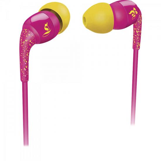 Fone de Ouvido Intra-Auricular SHO1100PK/10 Amarelo/Rosa PHILIPS por 0,00 à vista no boleto/pix ou parcele em até 1x sem juros. Compre na loja Mundomax!