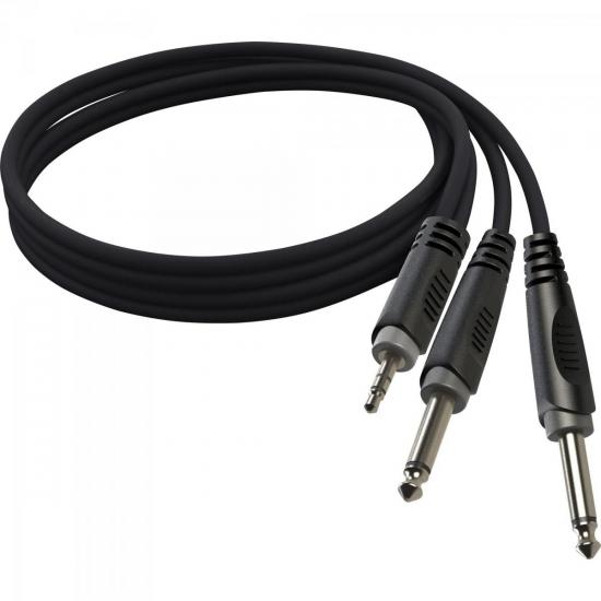 Cabo de Áudio HAYONIK Player 2 P10 Mono x P2 Estéreo 2m Preto por 22,99 à vista no boleto/pix ou parcele em até 1x sem juros. Compre na loja Mundomax!