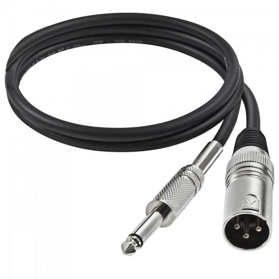 Cabo para Microfone Hayonik Player XLR(M) X P10 1m Preto por 21,99 à vista no boleto/pix ou parcele em até 1x sem juros. Compre na loja Mundomax!