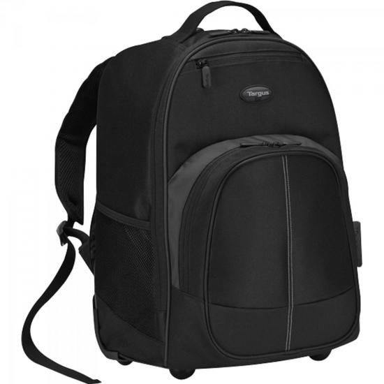 Mochila Notebook 16\" com Rodas COMPACT ROLLING TSB750US Preta/Cinza por 0,00 à vista no boleto/pix ou parcele em até 1x sem juros. Compre na loja Mundomax!